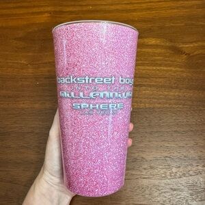 Pink Glitter Backstreet Boys Tumbler